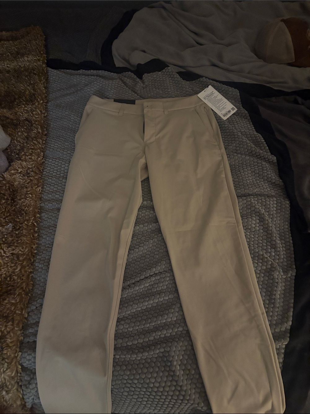 lululemon athletica Men's Slim Stretch Chinos in Tan